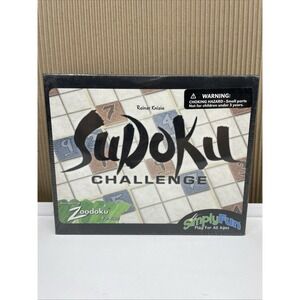 Sudoku Challenge Reiner Knizia Board Game W/Zoodoku for Kids Simply Fun Games
